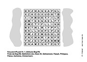 Kreuzwortpuzzle Nr.1, allgemeine bibl. Begriffe - Kindergottesdienst