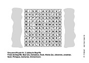 Kreuzwortpuzzle Nr.3, allgemeine bibl. Begriffe - Kindergottesdienst