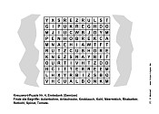 Kreuzwortpuzzle Nr.4, Erntedank (Gemüse) - Kindergottesdienst