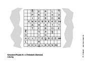 Kreuzwortpuzzle Nr.4, Lösung - Kindergottesdienst