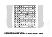 Kreuzwortpuzzle Nr.5, Erntedank (Obst) - Kindergottesdienst