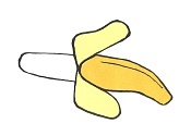 Treuekärtchen Banane - Kindergottesdienst