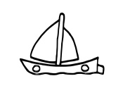 Treuekärtchen Boot/Schiff - Kindergottesdienst